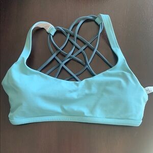 Lululemon Blue Strappy Sports Bra for Intimates & Sleepwear
